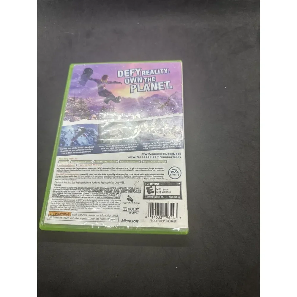 Xbox 360 -‎ SSX (2012) w/ Manual - USED, CIB